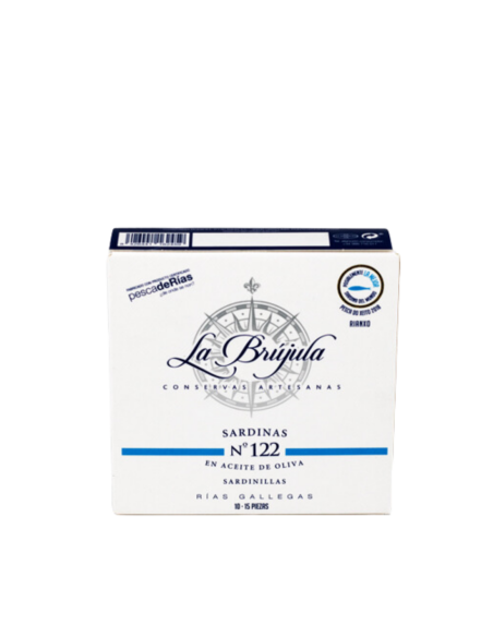 La Brújula Sardinas Xeito 10-15 piezas 130 grs