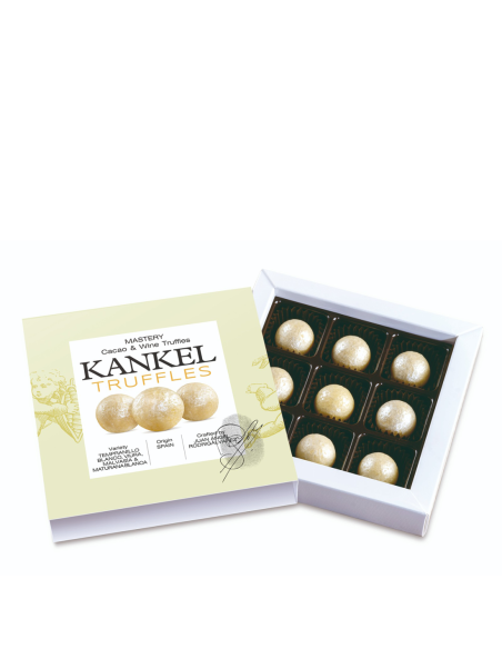 Trufas de Cacao y Vino Blanco Kankel 9 ud